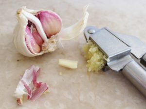 garlic and press