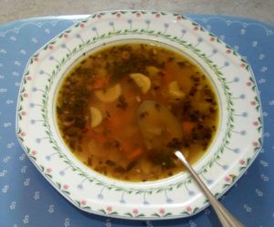 Bone broth soup